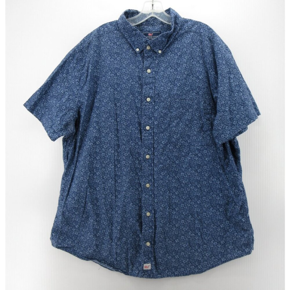 Vineyard Vines Shirt XB Big Button Up Classic Fit Murray Floral Whale